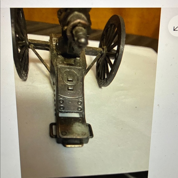Vintage Die Cast Metal Civil War Cannon Pencil Sharpener - Picture 5 of 9